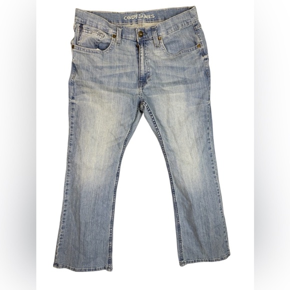 Cody James light wash boot cut jeans men’s size 36x30 preowned